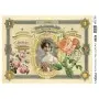 Patterned Leaf Brass Decoupage Model 08 Silver
