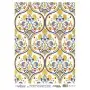 Patterned Leaf Brass Decoupage Model 35 Silver