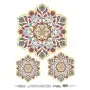 Patterned Leaf Brass Decoupage Model 43 Gold