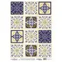 Patterned Leaf Brass Decoupage Model 47 Silver