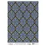 Patterned Leaf Brass Decoupage Model 21 Silver