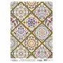 Patterned Leaf Brass Decoupage Model 38 Gold