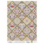 Patterned Leaf Brass Decoupage Model 39 Silver