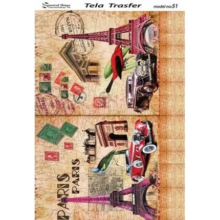 Tela Transfer 33x46cm -  Model 51