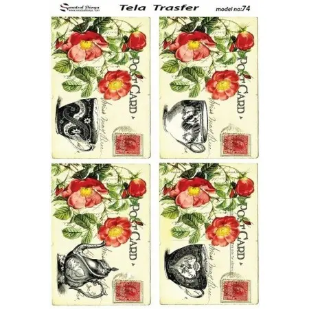 Tela Transfer 33x46cm -  Model 74