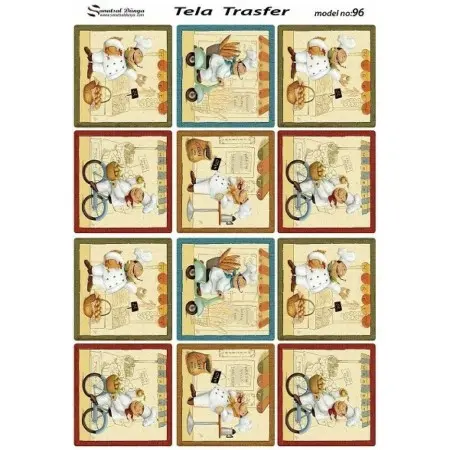 Tela Transfer 33x46cm -  Model 96