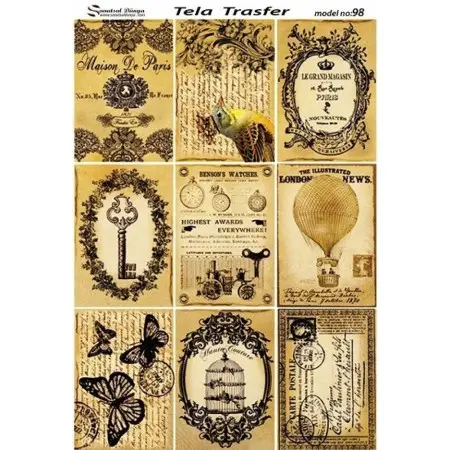 Tela Transfer 33x46cm -  Model 98