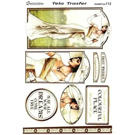 Tela Transfer 33x46cm -  Model 113
