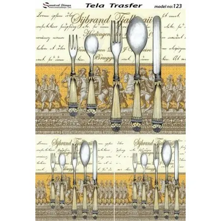 Tela Transfer 33x46cm -  Model 123
