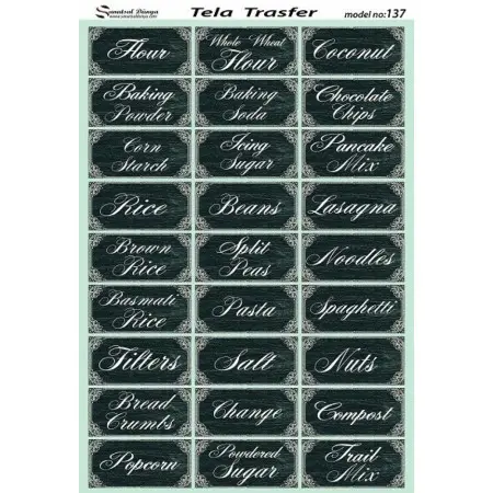 Tela Transfer 33x46cm -  Model 137
