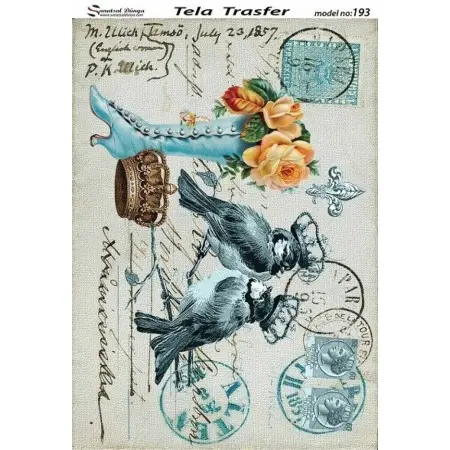 Tela Transfer 33x46cm -  Model 193