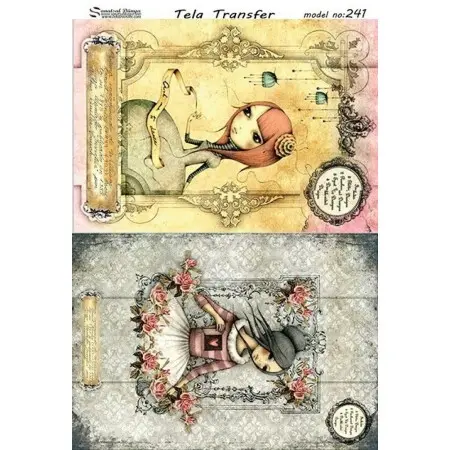 Tela Transfer 33x46cm -  Model 241
