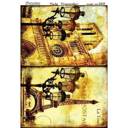 Tela Transfer 33x46cm -  Model 269