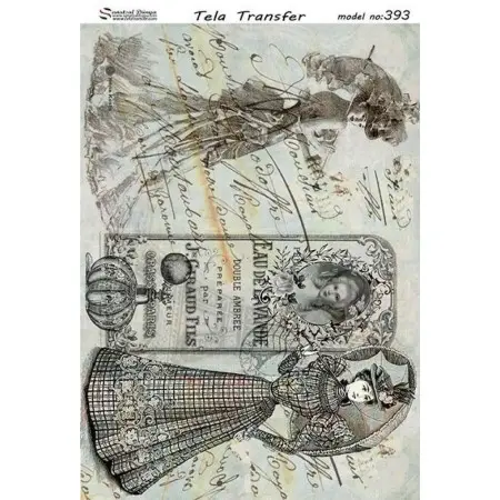Tela Transfer 33x46cm -  Model 393