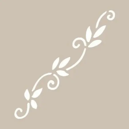 K01 6x20 Border Model Stencil
