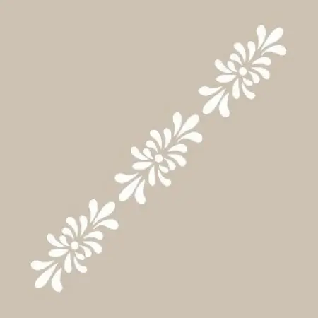 K19 6x20 Border Model Stencil