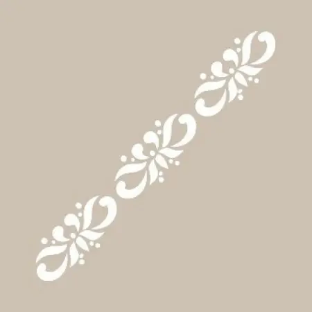 K20 6x20 Border Model Stencil