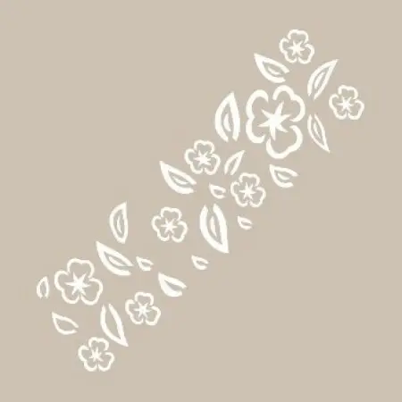 K23 6x20 Border Model Stencil