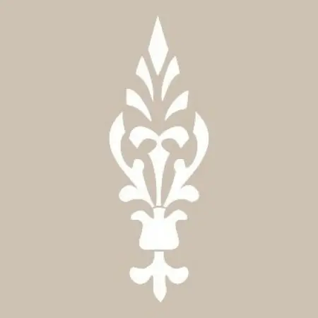 K25 6x20 Border Model Stencil
