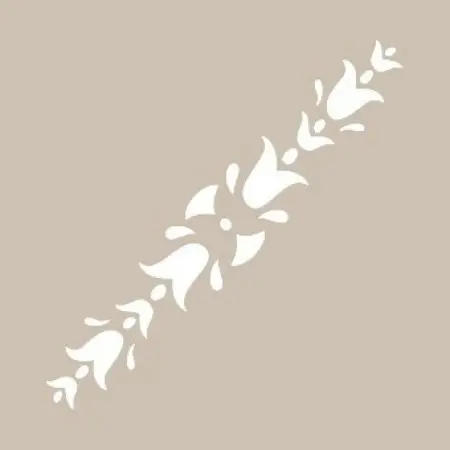K27 6x20 Border Model Stencil