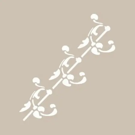 K35 6x20 Border Model Stencil