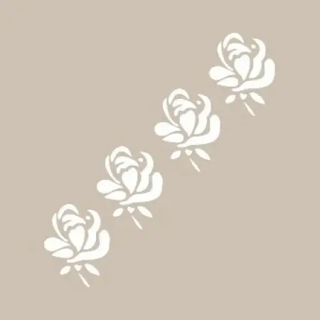 K37 6x20 Border Model Stencil