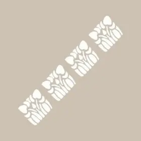 K43 6x20 Bordür Model Stencil