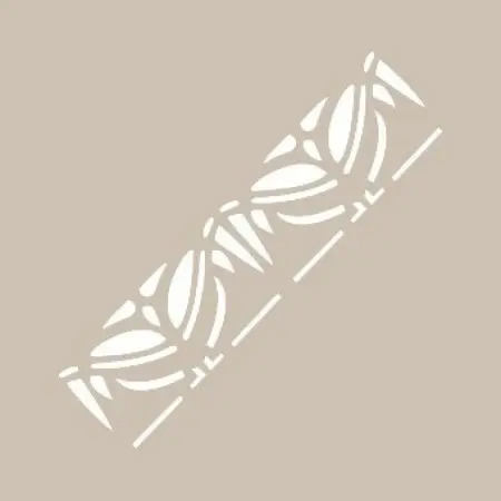 K47 6x20 Border Model Stencil