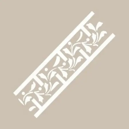 K48 6x20 Border Model Stencil
