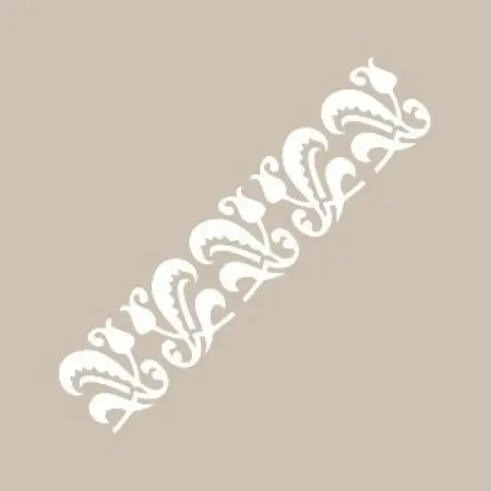 K65 6x20 Border Model Stencil