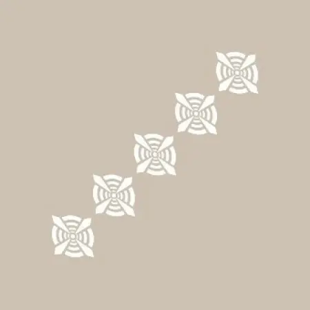 K78 6x20 Border Model Stencil