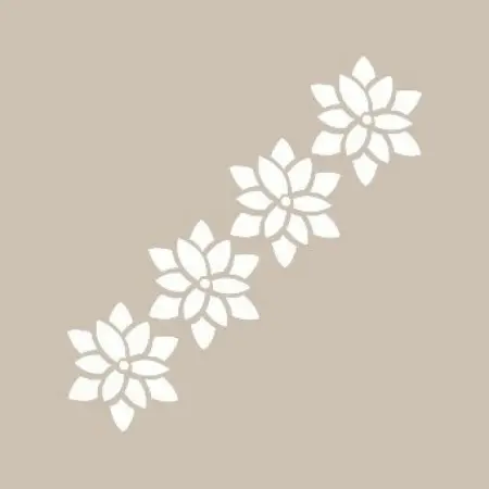 K83 6x20 Border Model Stencil