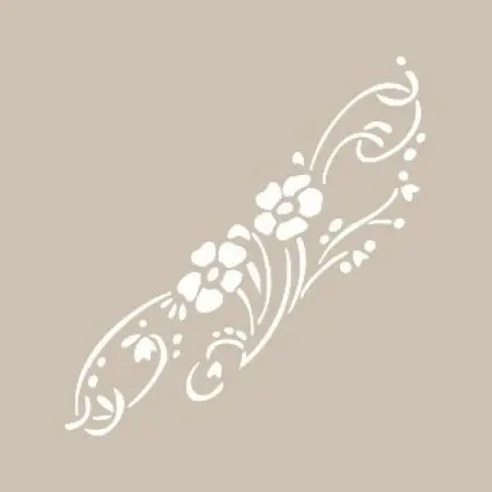 K86 6x20 Border Model Stencil