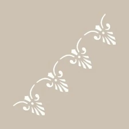 K92 6x20 Border Model Stencil