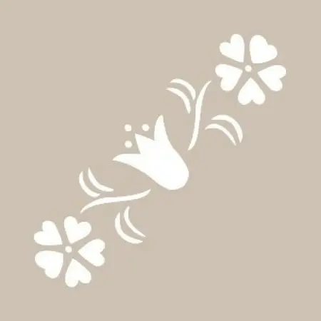 K100 6x20 Border Model Stencil