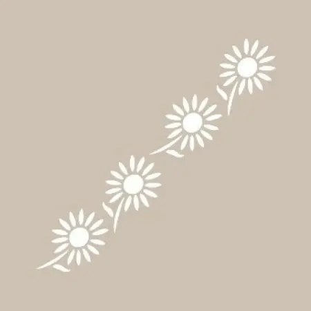 K105 6x20 Border Model Stencil