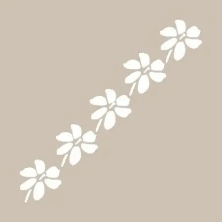 K108 6x20 Border Model Stencil