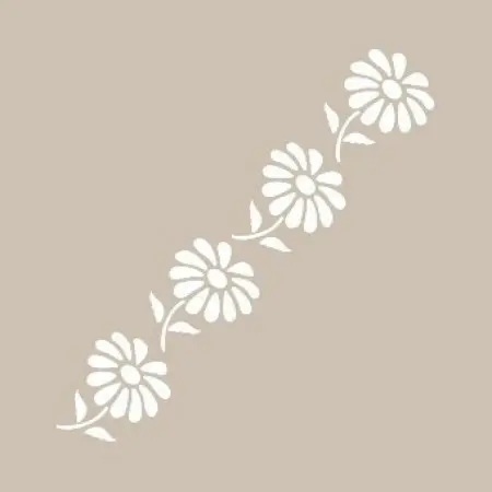 K110 6x20 Border Model Stencil