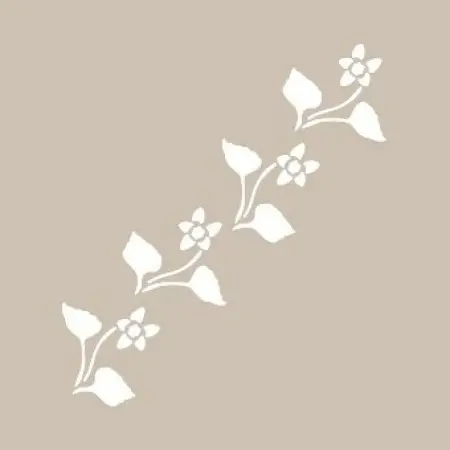 K111 6x20 Border Model Stencil