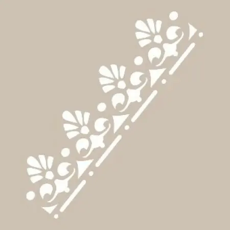 K112 6x20 Border Model Stencil