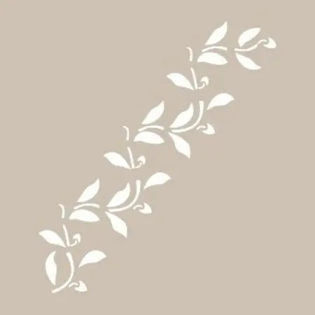 K116 6x20 Border Model Stencil