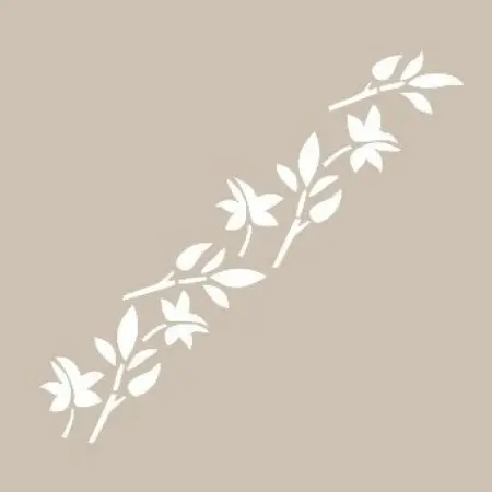 K121 6x20 Border Model Stencil
