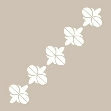 K122 6x20 Border Model Stencil