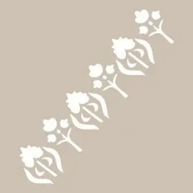 K124 6x20 Bordür Model Stencil