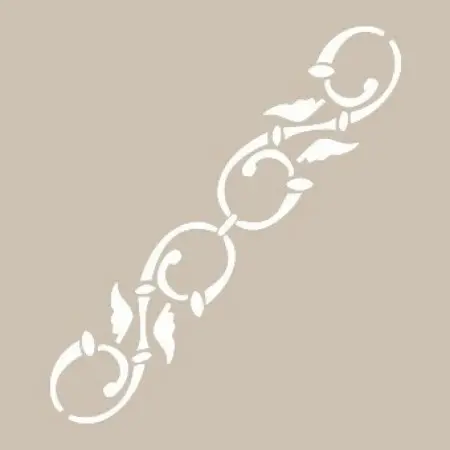 K130 6x20 Border Model Stencil