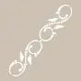 K130 6x20 Border Model Stencil