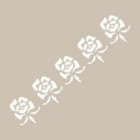 K140 6x20 Border Model Stencil