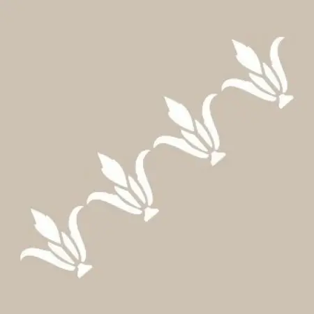 K143 6x20 Border Model Stencil