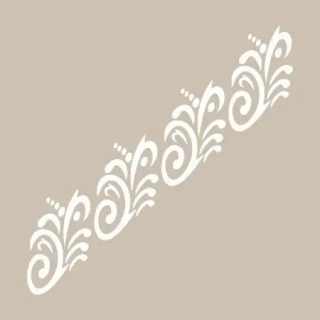 K159 6x20 Bordür Model Stencil