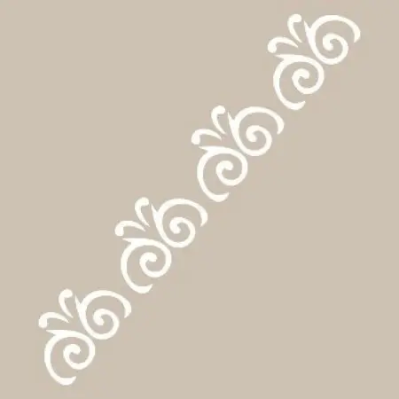 K160 6x20 Border Model Stencil